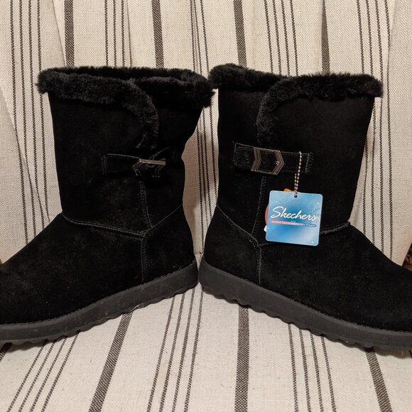 Skechers Keepsake Suede Boots New 7 - Picture 1 of 5
